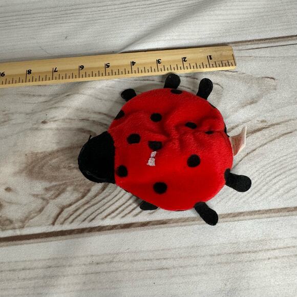 TY Beanie Baby Lucky Ladybug Plush - 1993 - 5" Long - Picture 4 of 4